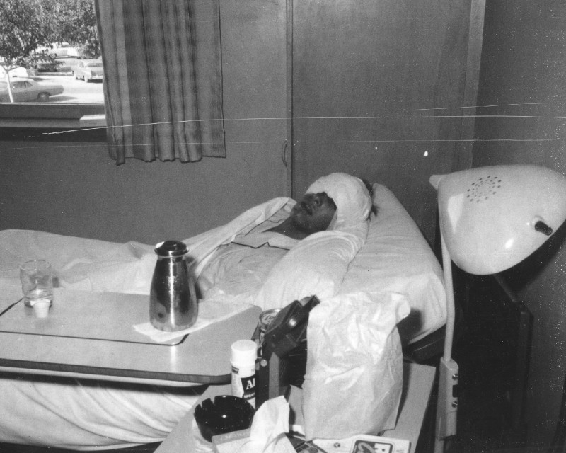 Untitled-8 (B).jpg - A product of my paper route.  i fell asleep one Monday in morning in 1967 and hit a parked (1967) Chevrolet Impala dead on in the back with my 1966 Datsun PU.  The Impala was totaled, my Datsun was fixed.  We didn't wear seat belts in those days.  My Datsun didn't even have them until I installed bucket seats later on, and seat belts too.